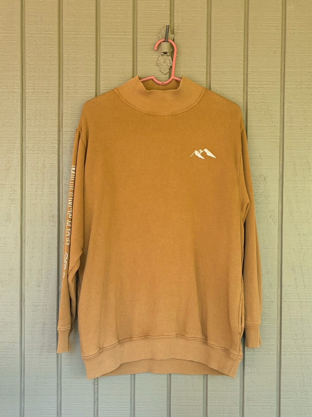 Aerie Mountain Season Oversized Mock Neck Sweatshirt M
